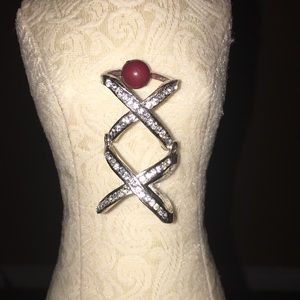 Double Cross “X” Ring